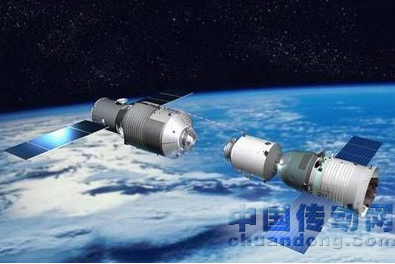 左為天宮系列空間實(shí)驗(yàn)室、右為神舟飛船