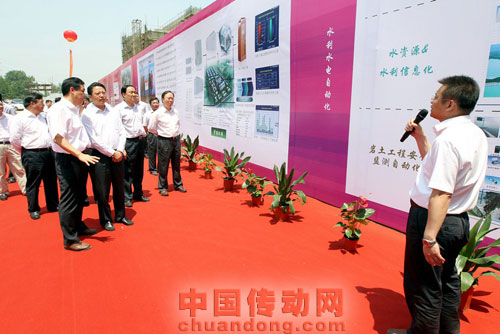 江蘇省委常委、市委書記楊衛(wèi)澤，市長季建業(yè)到國電南自公司考察調研